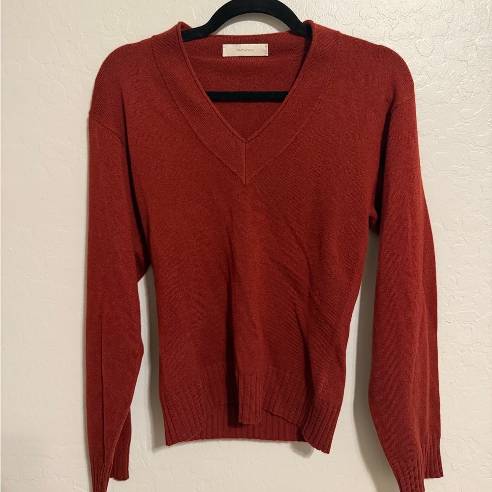 Faithfull the Brand Frederikke Wool & Cashmere Sweater, size XS, NWT